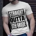 Straight Outta 5Th Grade Graduation Gifts Grad Class 2023 Unisex T-Shirt Gifts for Him