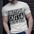 Straight Outta Elementary School Boys Girl Graduation 2023 Unisex T-Shirt Gifts for Him