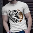 Tigers Swash School Spirit Orange Black Football Sports Fan T-Shirt Gifts for Him