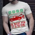 Tow Truck Driver Christmas -Oh What Fun It Is To Tow T-Shirt Gifts for Him