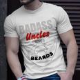 Uncles Gifts Uncle Beards Men Bearded Unisex T-Shirt Gifts for Him