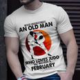Never Underestimate An Old February Man Who Loves Judo T-Shirt Gifts for Him