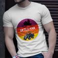 Never Underestimate An Old Man With A Snowmobile Tractor T-Shirt Gifts for Him