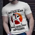 Never Underestimate An Old September Man Who Loves Judo T-Shirt Gifts for Him