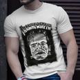 Vintage Horror Movie Monster Halloween Frankenstein Monster Halloween T-Shirt Gifts for Him