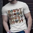 Vintage Howdy Rodeo Western Country Southern Cowgirl Cowboy Unisex T-Shirt Gifts for Him