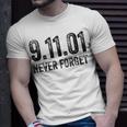 Vintage Never Forget Patriotic 911 American Retro Gift Unisex T-Shirt Gifts for Him