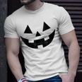 Vintage Pumpkin Face Jackolantern Jack O Lantern Halloween T-Shirt Gifts for Him