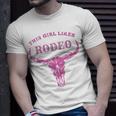 Western Country This Girl Likes Rodeo Vintage Howdy Cowgirl Unisex T-Shirt Gifts for Him