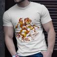 Wild As Heck Cute & Fun Retro Cowgirl Pinup Riding A Horse Unisex T-Shirt Gifts for Him