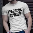 Yearbook Advisor Staff Photographer Editor Team T-Shirt Gifts for Him
