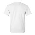 Track Your Long Hair Length Check Hair Backprint T-Shirt