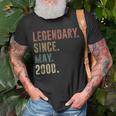 21St 2000 Birthday Gift Vintage Legendary Since May 2000 Unisex T-Shirt Gifts for Old Men