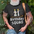 21St Birthday Squad Party Crew Matching Family T-Shirt Gifts for Old Men