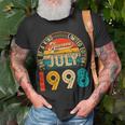 23 Years Old Decoration Born In July 1998 23Rd Birthday Unisex T-Shirt Gifts for Old Men