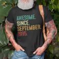 28 Year Old Awesome Since September 1995 28Th Birthday T-Shirt Gifts for Old Men