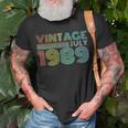 30Th Birthday Gift Vintage July 1989 Thirty Years Old 30Th Birthday Funny Gifts Unisex T-Shirt Gifts for Old Men
