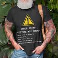 404 Error Costume Not Found Nerdy Geek Computer T-Shirt Gifts for Old Men