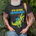 5Th Grade Graduate Dinosaur Trex Fifth Grade Graduation Unisex T-Shirt Gifts for Old Men