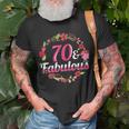 70Th Birthday 70 And Fabulous T-Shirt Gifts for Old Men