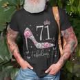 71 & Fabulous 71 Years Old And Fabulous 71St Birthday T-Shirt Gifts for Old Men