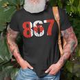 867 Yukon Northwest Territories And Nunavut Area Code Canada T-Shirt Gifts for Old Men