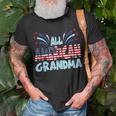 All American Grandma 4Th Of July Usa Unisex T-Shirt Gifts for Old Men