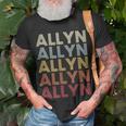 Allyn Washington Allyn Wa Retro Vintage Text T-Shirt Gifts for Old Men