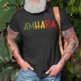 Amhara Ethiopia Ethiopian Eritrean Habesha Africa T-Shirt Gifts for Old Men