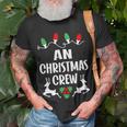 An Name Gift Christmas Crew An Unisex T-Shirt Gifts for Old Men