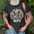 Anatolian Shepherds Rock Cool Dog Trio Playing Guitar T-Shirt Gifts for Old Men