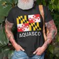 Aquasco Maryland Md City State Usa Cute Souvenir T-Shirt Gifts for Old Men