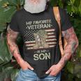 Army Veterans Day My Favorite Veteran Is My Son T-Shirt Gifts for Old Men