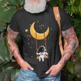 Astronaut Stars Space Lovers Moon Spaceman Kids Gifts Unisex T-Shirt Gifts for Old Men