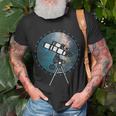 Astronomy Telescope Night Sky Observation Galaxy T-Shirt Gifts for Old Men