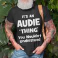 Audie Thing Name Funny Unisex T-Shirt Gifts for Old Men