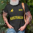 Australia Soccer Aussie Soccer Sports T-Shirt Gifts for Old Men
