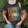 Awesome Since November 1963 Vintage 60Th Birthday Men T-Shirt Gifts for Old Men