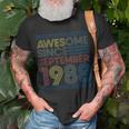 Awesome Since September 1988 Bday 34Th Birthday T-Shirt Gifts for Old Men