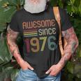 Awesome Since 1976 47Th Birthday Retro Unisex T-Shirt Gifts for Old Men