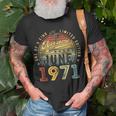 Awesome Since June 1971 Vintage 52Nd Birthday Party Retro Unisex T-Shirt Gifts for Old Men