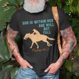 Barrel Racing Christian Cowgirl Western Gift Stuff Unisex T-Shirt Gifts for Old Men