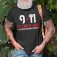 Basic Design 911 American Never Forget Day Unisex T-Shirt Gifts for Old Men