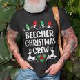 Beecher Name Gift Christmas Crew Beecher Unisex T-Shirt Gifts for Old Men