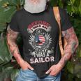 Before I Was An Uncle I Was A Sailor Us Navy Veteran Unisex T-Shirt Gifts for Old Men