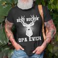 Best Buckin Opa Ever Hunting Hunter Fathers Day Gift Unisex T-Shirt Gifts for Old Men