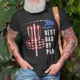 Best Dad By Par Disc Golf Dad 4Th Of July Fathers Day Unisex T-Shirt Gifts for Old Men