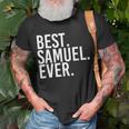 Best Samuel Ever Father's Idea T-Shirt Gifts for Old Men