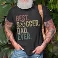 Best Soccer Dad Ever Daddy Fathers Day Vintage Womens Gift Unisex T-Shirt Gifts for Old Men