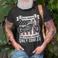 Biker Grandpa Ride Motorcycles Motorcycle Lovers Rider Gift Gift For Mens Unisex T-Shirt Gifts for Old Men